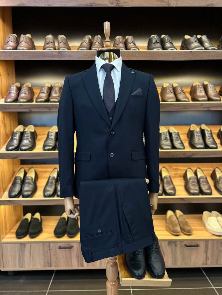 Костюм MAZALTOVMAN 3-ка премиум Синий фактурный