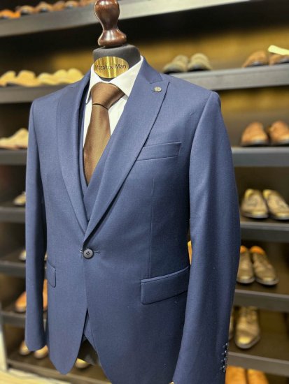 Костюм MAZALTOVMAN 3-ка Синий премиум