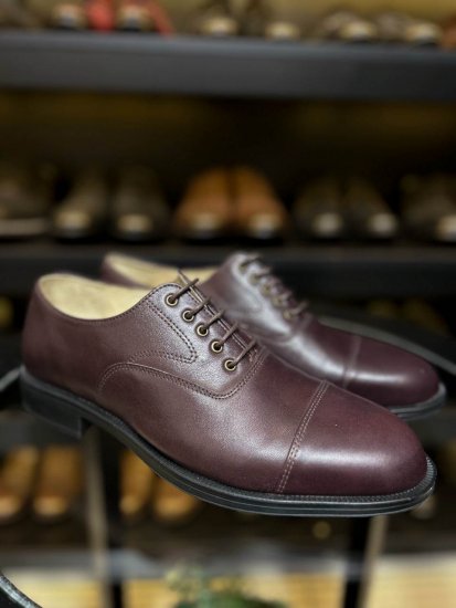 Оксфорды MAZALTOVMAN Бордовые кожаные