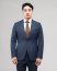 Строгий мужской костюм двойка Mazaltovman синий