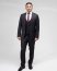 Черный костюм 3-ка фактурный