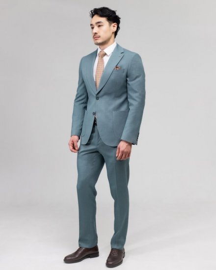 Яркий мужской костюм 2-ка Mazaltovman бирюзовый