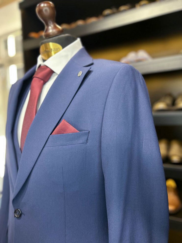 Костюм MAZALTOVMAN 3-ка Синий линейка премиум